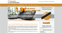Desktop Screenshot of bargainconferencing.com